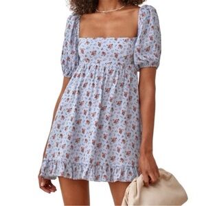 NEW! Reformation Bristol Floral Mini Dress Size Small